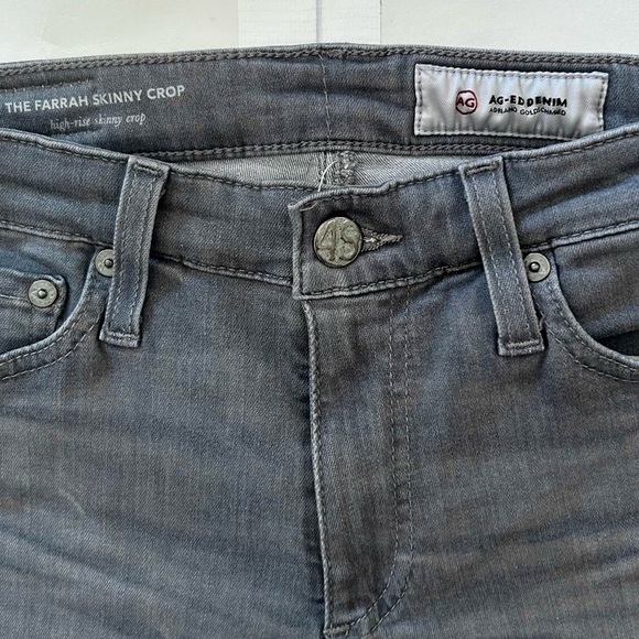 Ag Jeans Women's Grey The Farrah Skinny High-rise Jeans - Picture 3 of 10